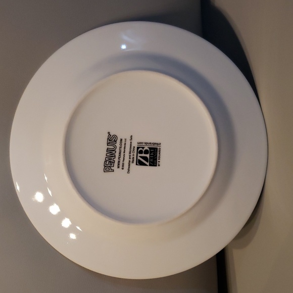 Peanuts Ceramic Christmas Appetizer Plate NEW - Picture 3 of 4